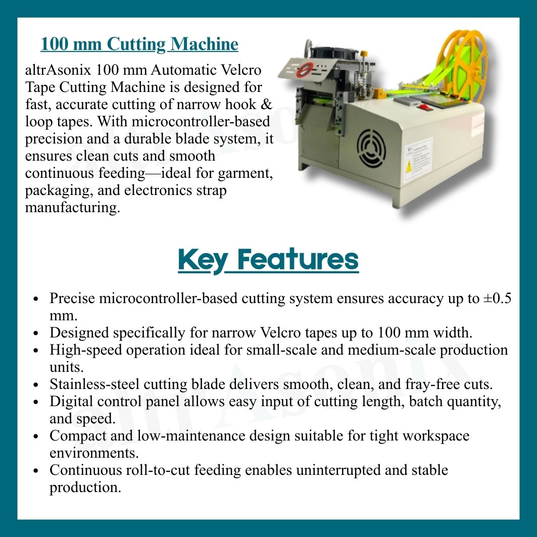 Key features of automatic velcro tape cutting machine